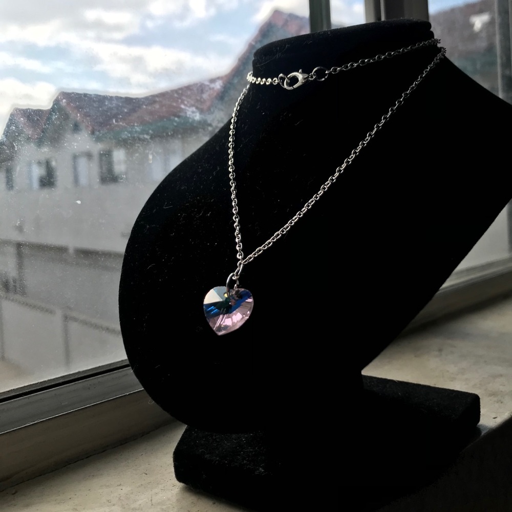 Heart chain necklace